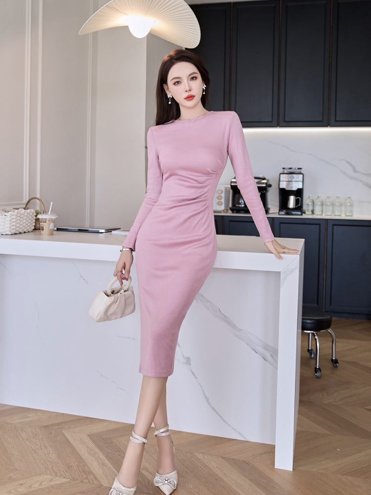 Fashion Cashmere Knitted Dress Women