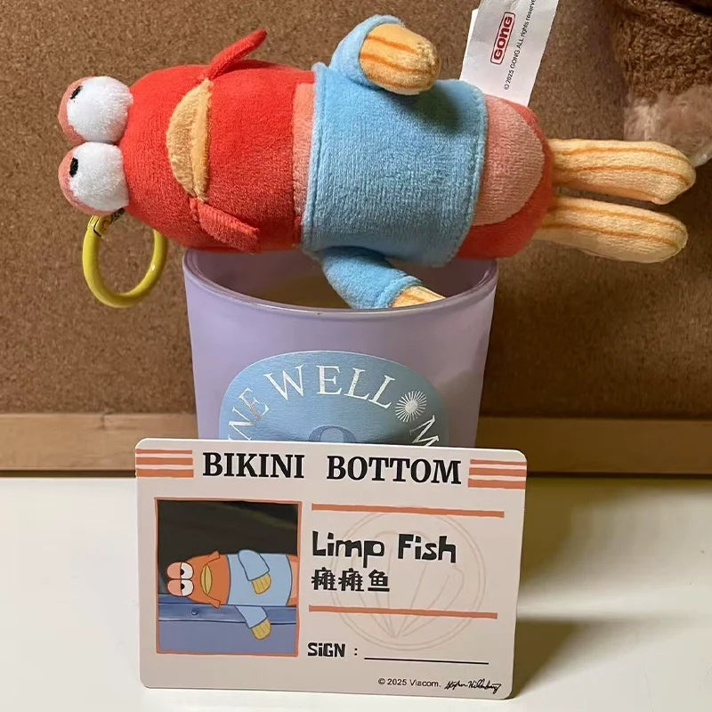 Beechburg Lie Flat Fish Trendy Blind Box Cute Backpack Decorations Stuffed Toys For Fans Collectible Plushies Online Drawbox