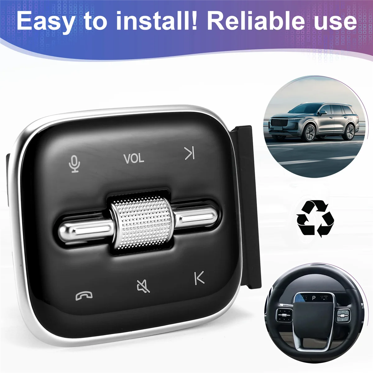 Car Steering Wheel Left Multifunction Switch Button for LIXIANG L7 L8 L9 2023-2024 Car Accessories
