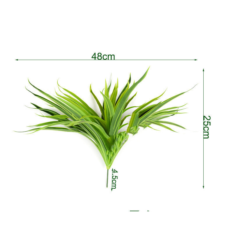 Chlorophytum plant wall flower arrangement
