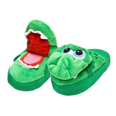 Cartoon Thick-Soled Flat-Bottomed Warm Shallow Mouth Indoor Baotou Slippers