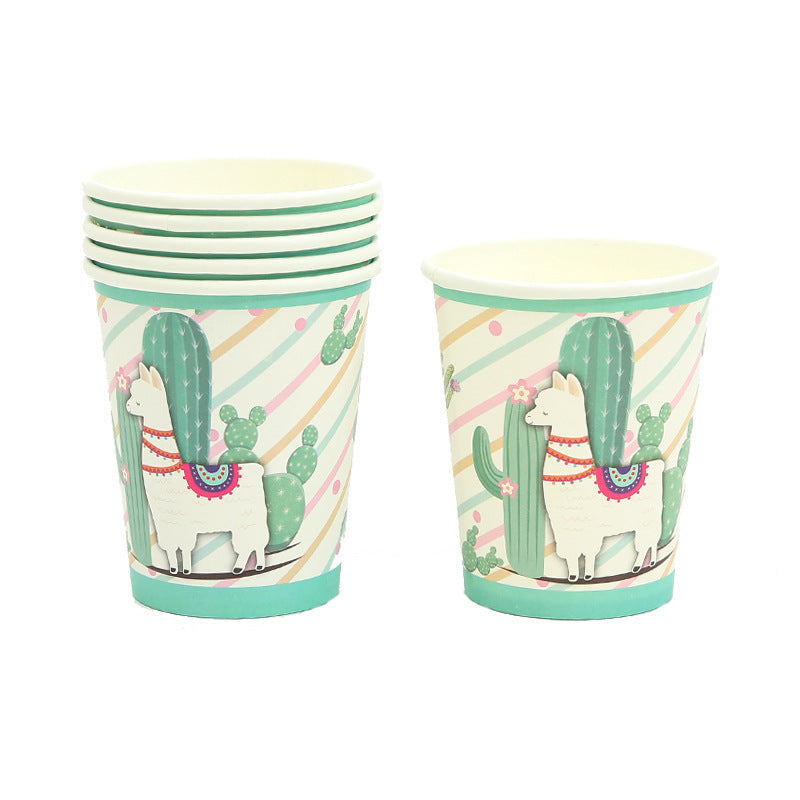 Birthday Holiday Party Alpaca Party Theme Party Set