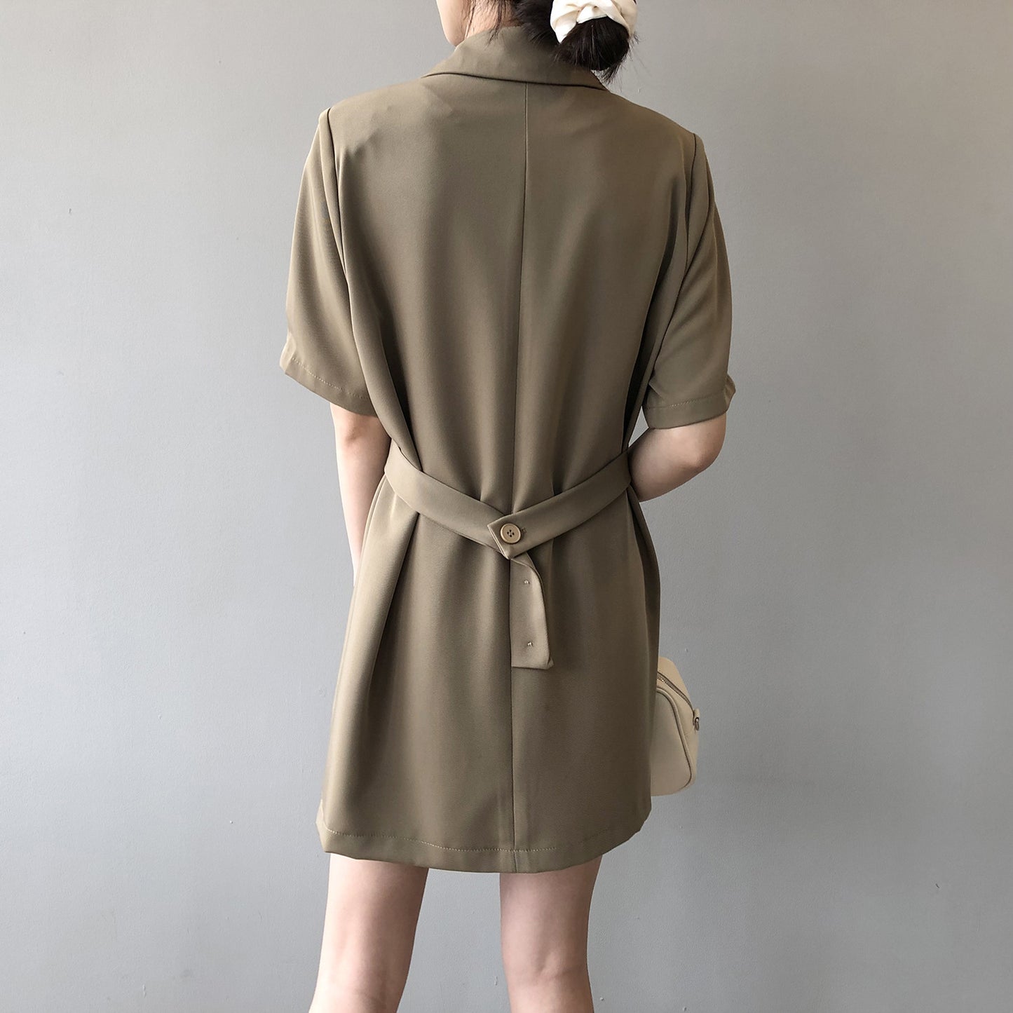 Double Breasted Suit Dress Women