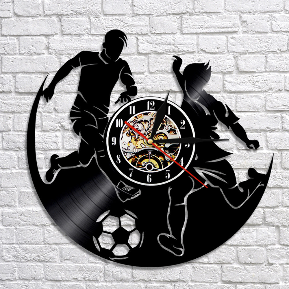 Basketball Football Record Wall Clock