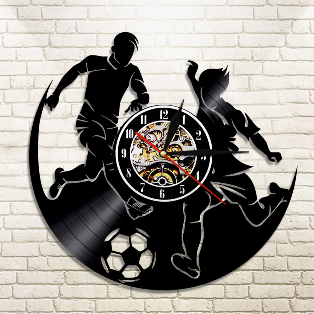 Basketball Football Record Wall Clock