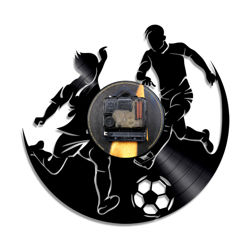 Basketball Football Record Wall Clock