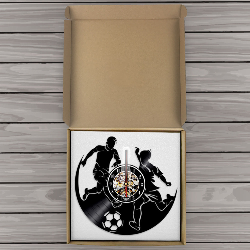Basketball Football Record Wall Clock