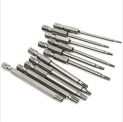 11 piece set of hollow batch with hole