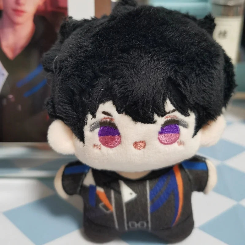 Anime Cute Love And Deepspace Caleb Soft Body Cotton Padding Toy 10cm Pendant Backpack Keychain Birthday Gifts Christmas