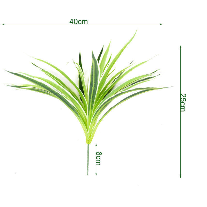 Chlorophytum plant wall flower arrangement