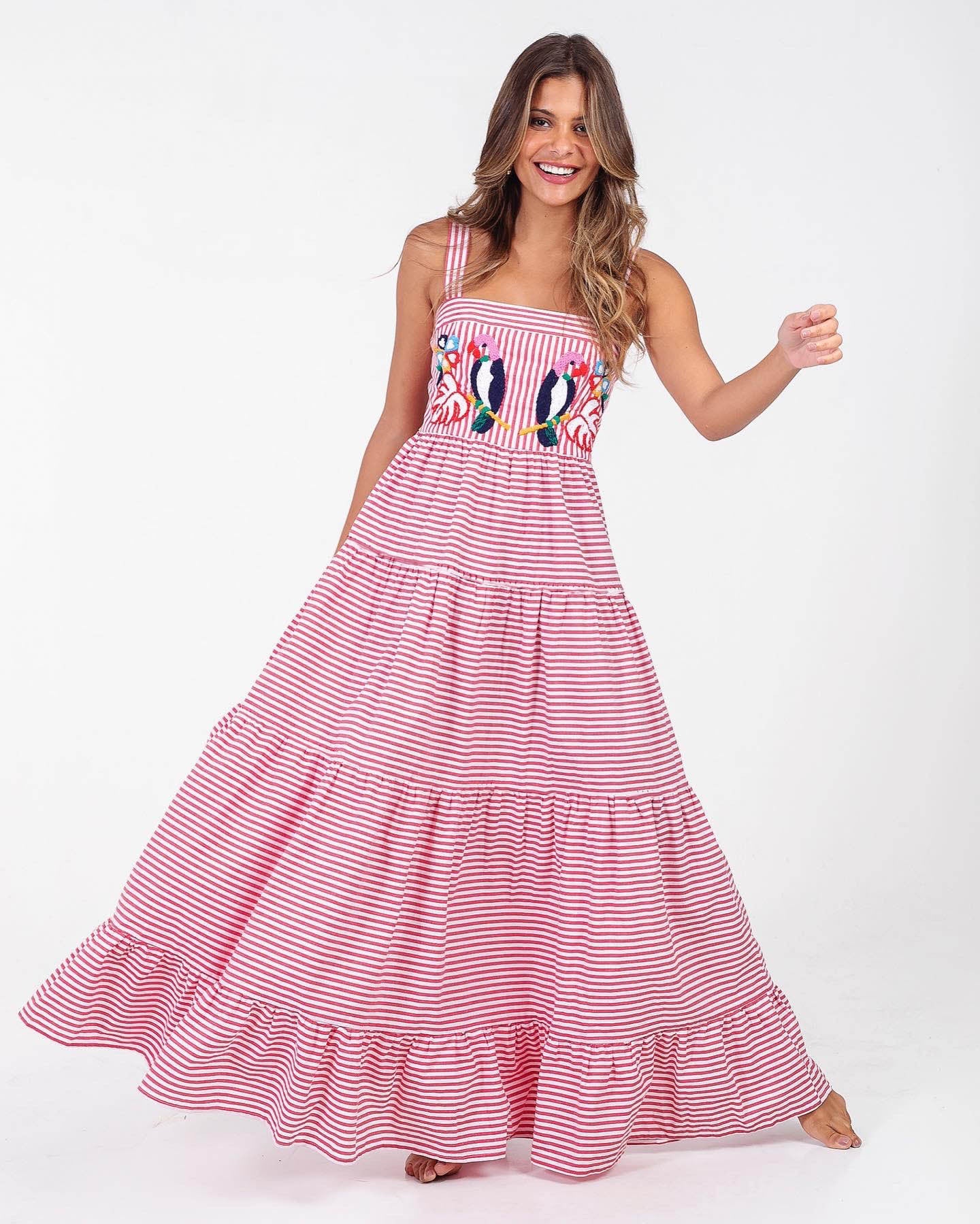 Beach Vacation Long Dress Women