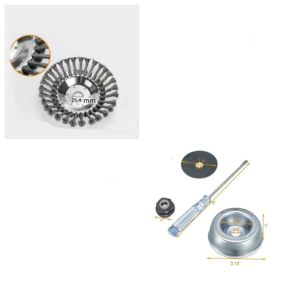 Factory Direct Sales Wire Rust Removal Lawn Mower Lawn Mower Head Lawn Mower Weeding Head Lawn Mower Weeding Filament Disc