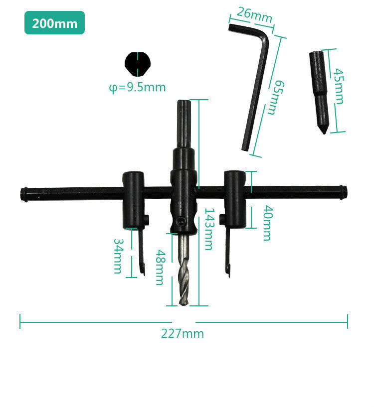 Carpenter's hole opener