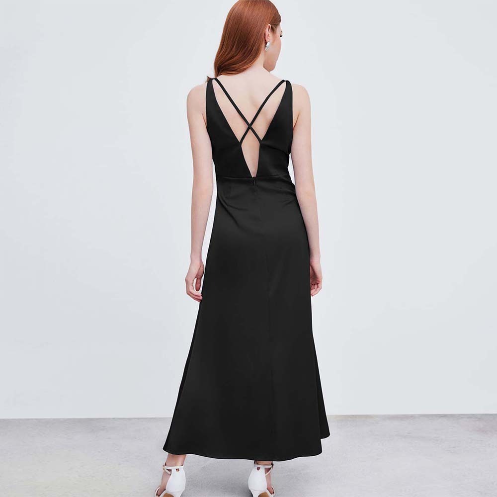 Fashion Personality Women Sleeveless Sling Dress