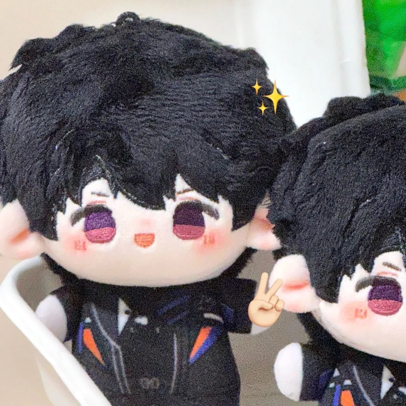 Anime Cute Love And Deepspace Caleb Soft Body Cotton Padding Toy 10cm Pendant Backpack Keychain Birthday Gifts Christmas