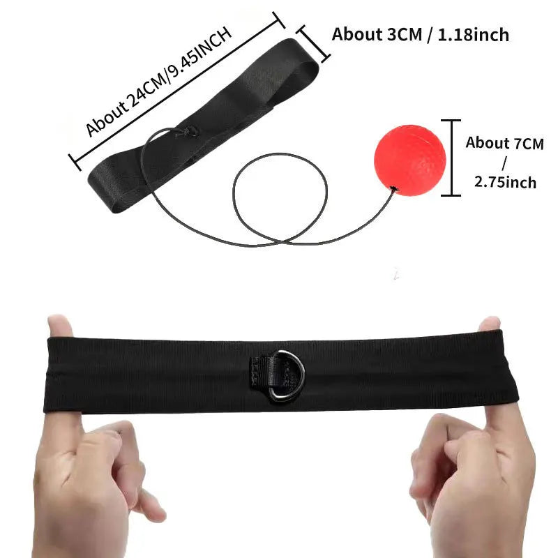 Adult Head-mounted Training Vent Ball Labeled Good Generation Sticker Reaction Ball Decompression Boxing Speed Ball