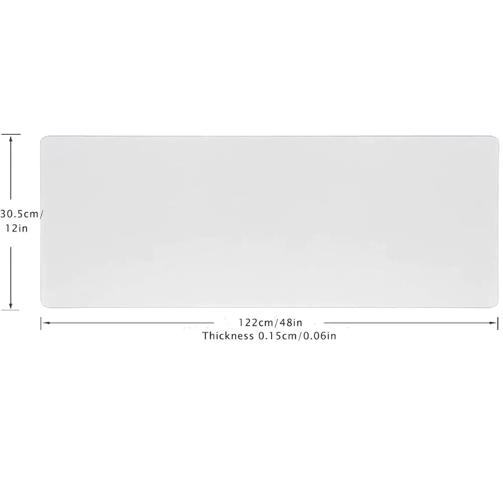 2 Pa Clear Buffet Table Cover Protector, 1.5Mm Thi Table Protector For Furniture, Clear Vinyl Tablecloth For Dining Room, Bar