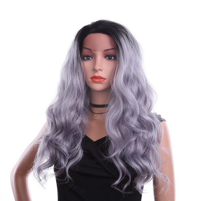 Dyeing long curly hair hood