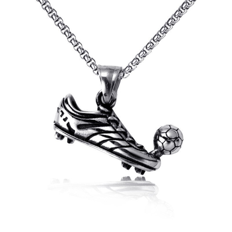 Alloy Sneaker Football Necklace Pendant