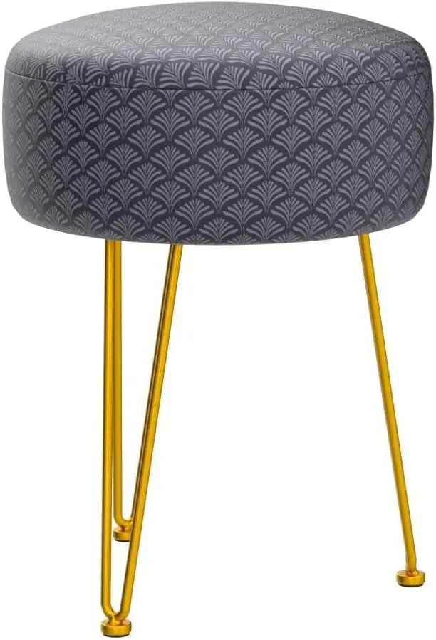 Cpintltr Vanity Stool Foot Stools Velvet Ottoman Stool Round Ottoman Bench Modern Dressing Stool Small Stool Side Table