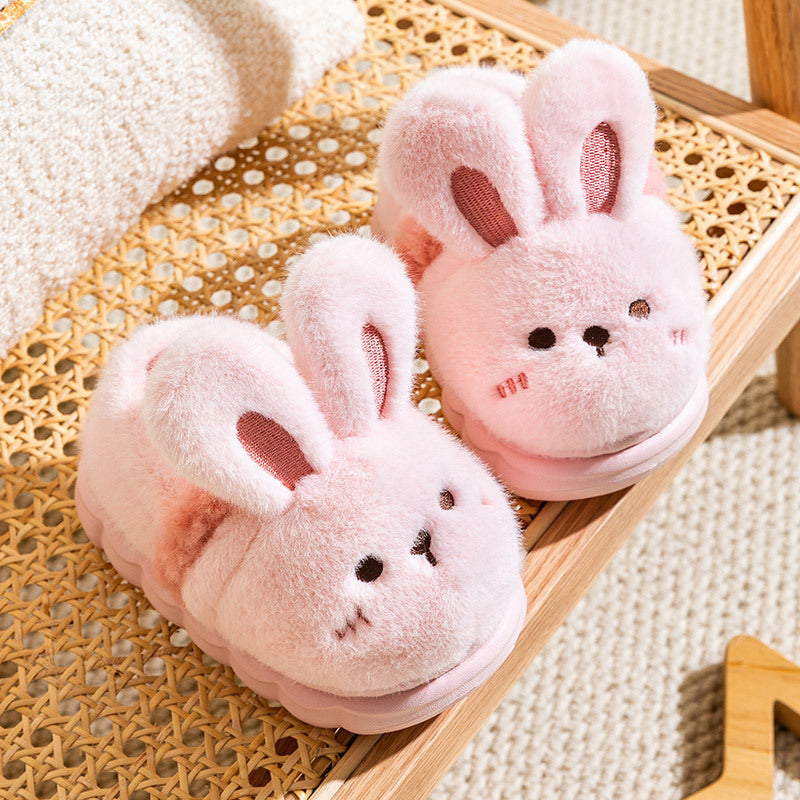 Bear Children's Cotton Shoes Cute Home Warm