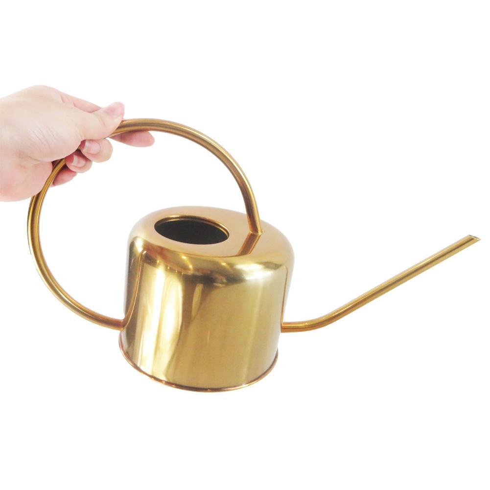 2 L Stainless Steel Household Long Mouth Large Capacity Watering Pot