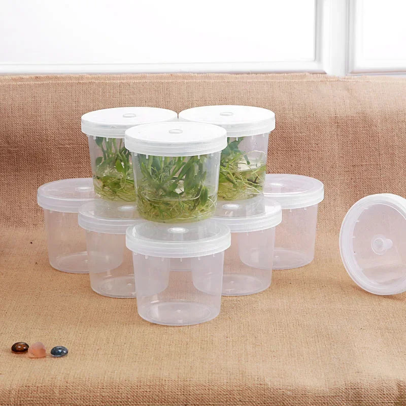 480mL Tissue Culture Vessels Lid with Holes, PP Plastic Tissue Culture Plantlet Container, Plantlet Bottle Wide-mouth Bottle