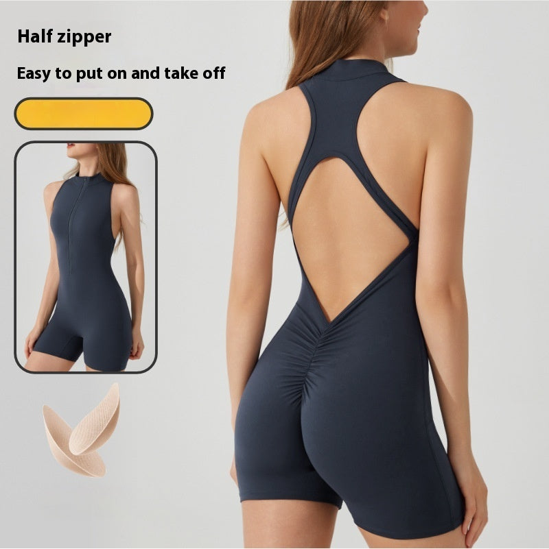 European And American Sports Yoga Hip-lifting Jumpsuit