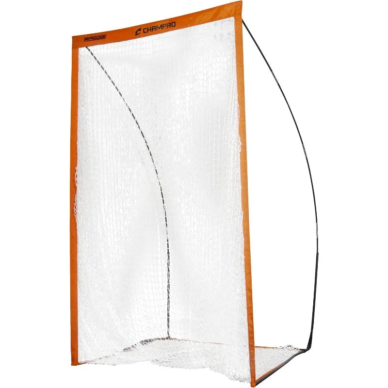 CHAMPRO Portable Football Kicking Screen, Warm-up and Practice Net, 7' ORANGE