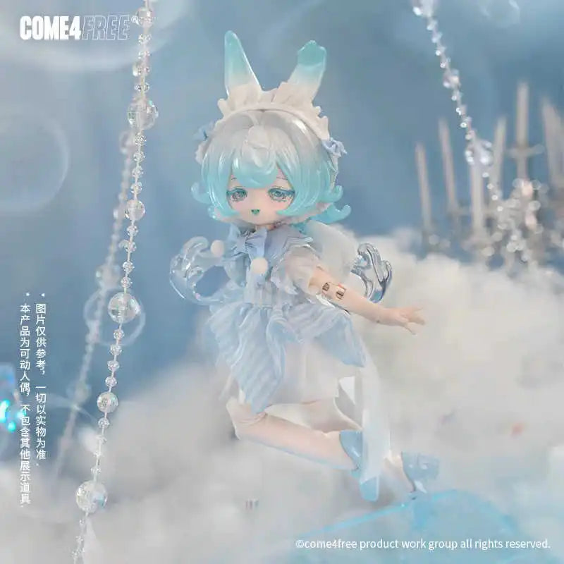 Come4free 1/12 Bjd Blind Box Bonnie Meteorological Star Language Series Kawaii Rabbit Bjd Decora Articulated Action Figure Toys