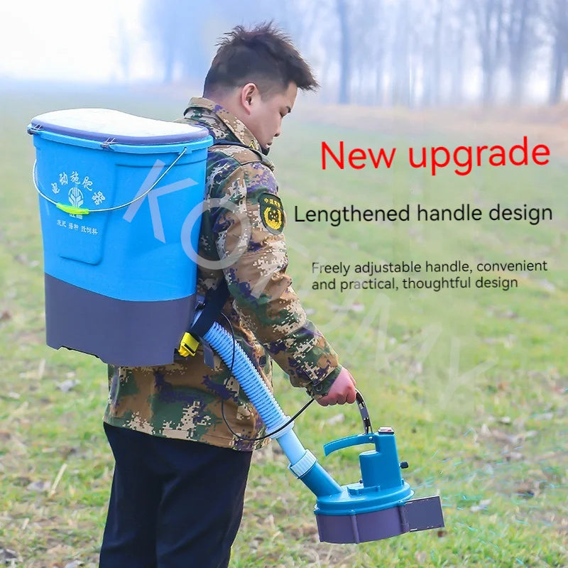 Electric fertilizer applicator Agricultural backpack type multi-function garden tools spreader