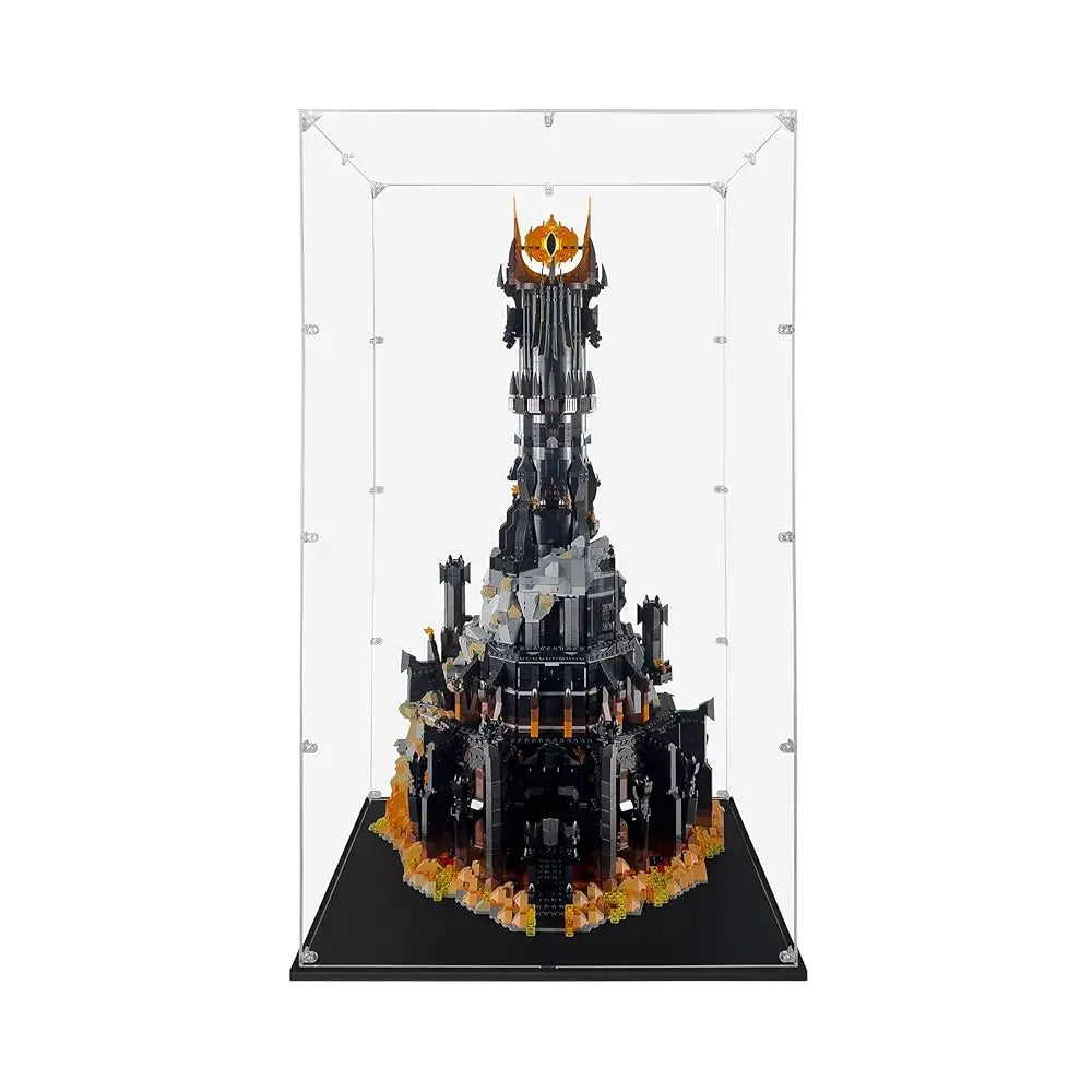 Acrylic Display Case Compatible For The Lord Of The Rings: Barad-Dûr #10333, Dustproof Display Case (Case Only) ( Sets Are Not