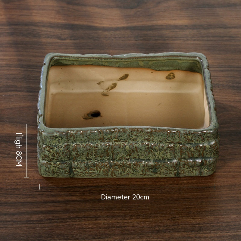 Ceramic Green Plant Flower Pot