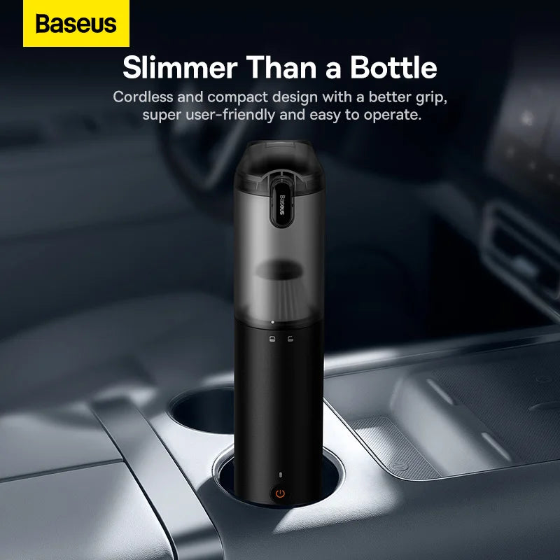 Baseus A3 Lite Car Vacuum 12000Pa Cleaner Airflow Pump Wireless Portable Car Cleaner 4-in-1 Mini Vacuum Cleaner for Car Home