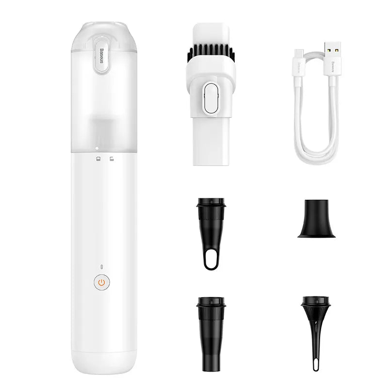 Baseus A3 Lite Car Vacuum 12000Pa Cleaner Airflow Pump Wireless Portable Car Cleaner 4-in-1 Mini Vacuum Cleaner for Car Home