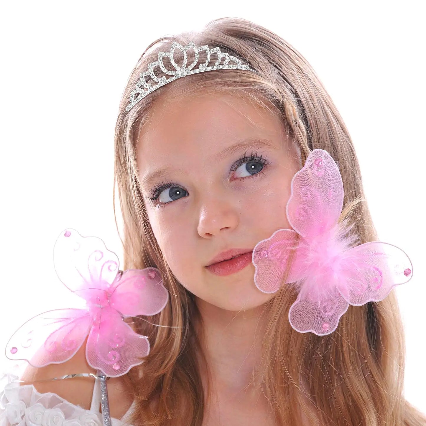 Charming Shiny Hairband for Women Girls Silver Alloy Rhinestone 38cm Circumference 14x2.6cm Size Wedding Engagement Party Bridal