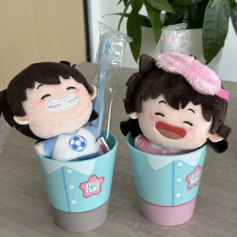 Detective Conan Blind Box Vol.1 Wayaya Style Plush Toothbrush Set Plush Pendant Anime Peripheral Figure Collectible Model Toys