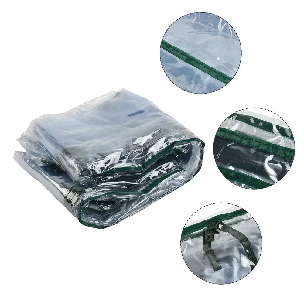 Cover Greenhouse Cover Spare Supply Parts Plant Cover Plastic PVC Plants Grow 73*143*195cm Greenhouse House Cover
