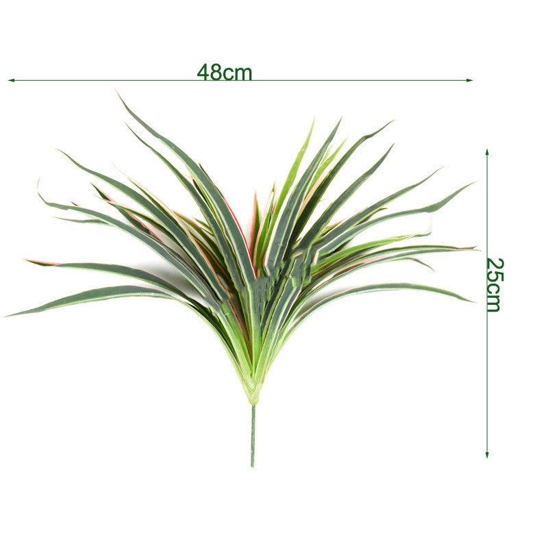 Chlorophytum plant wall flower arrangement