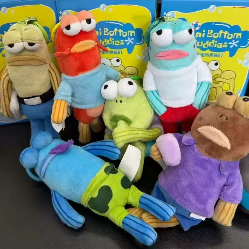Beechburg Lie Flat Fish Trendy Blind Box Cute Backpack Decorations Stuffed Toys For Fans Collectible Plushies Online Drawbox