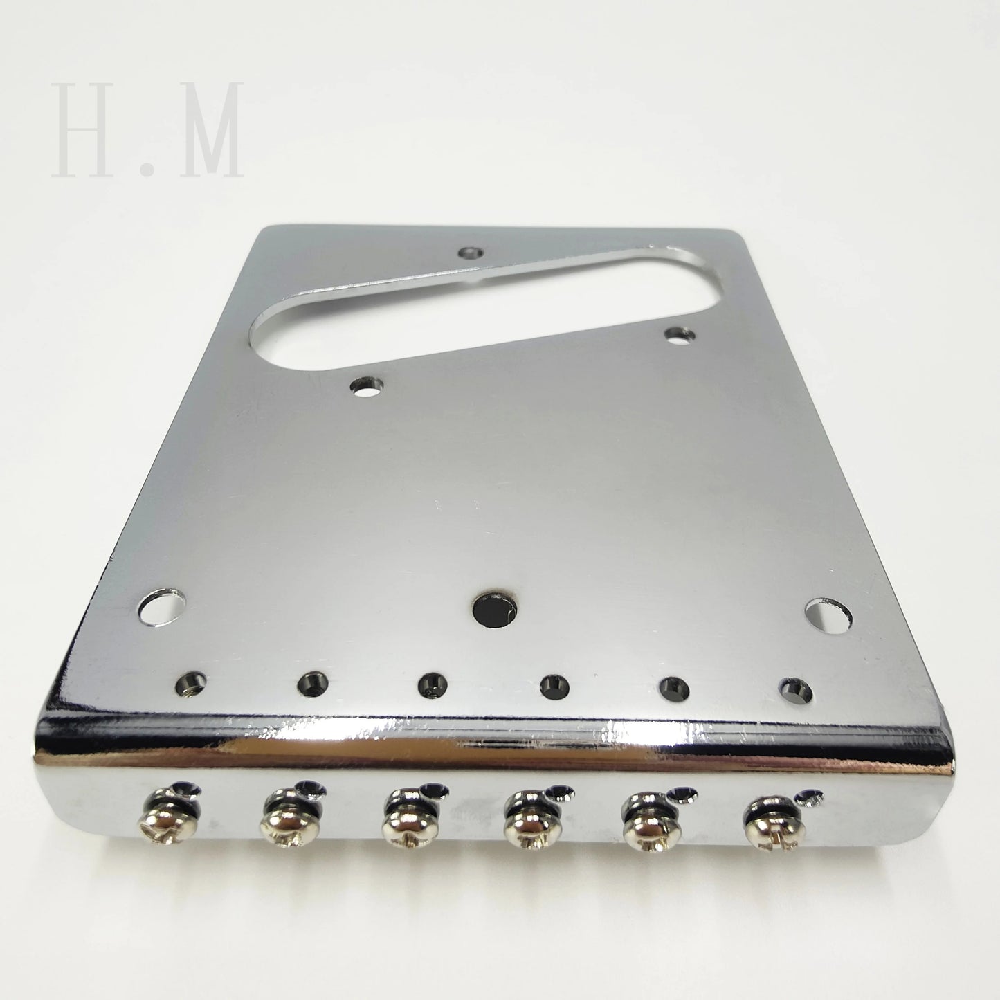 Electric Guitar Cable Plate TL Bridge Electric Guitar Lower Horse Size 6 Straight Metal 6 String Cable Plate Guitar accessories