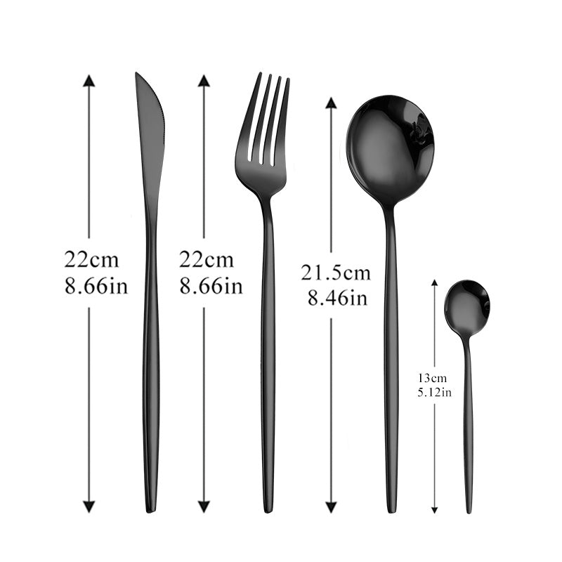 4-piece Stainless Steel Western Cutlery Set