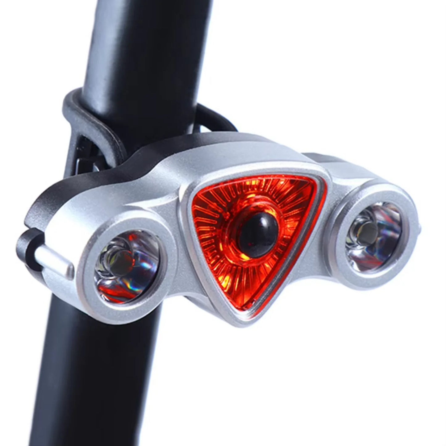 Bike Turn Signal Rear Light USB Rechargeable 6 Modes Bicycle Tail Light 9SMD 2LED Turn Signal Lamp Colorful White Red Light