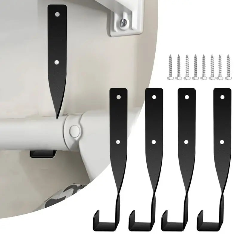 Chainsaw Holder Garden Power Tool Holder Organizer Hooks Heavy Duty Space-Saving Vertical Metal Organization For Garage Truck