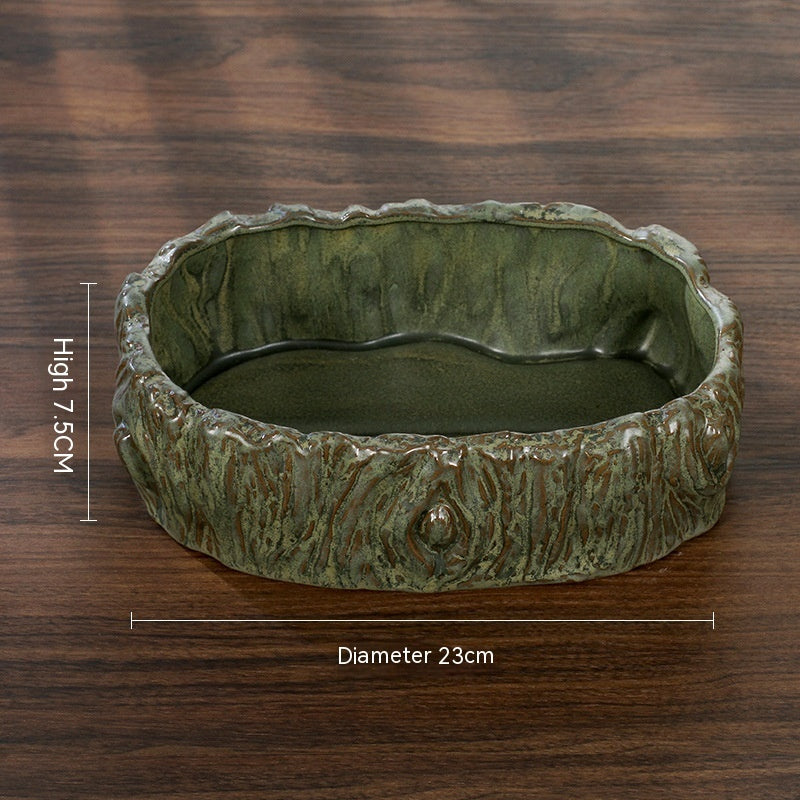 Ceramic Green Plant Flower Pot