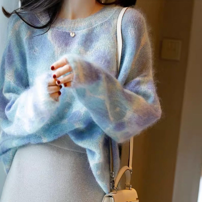 Fashion Personalized Ladies Loose Sweater Top