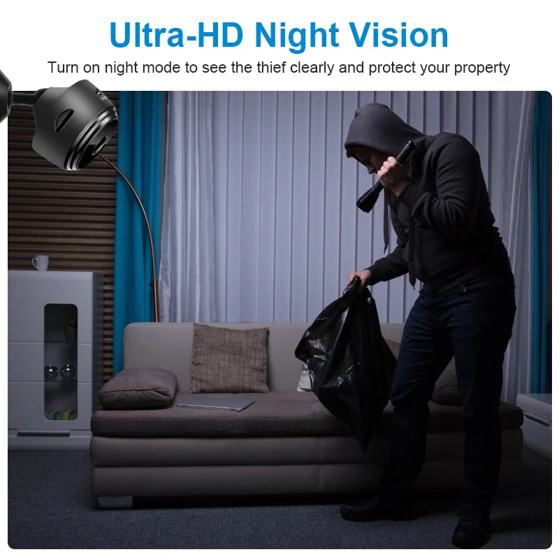 Baby Monitor WiFi Mini Camera Kick Quilt Reminder 1080P HD Security Safety protection Surveillance Night Vision Camera IP Camera