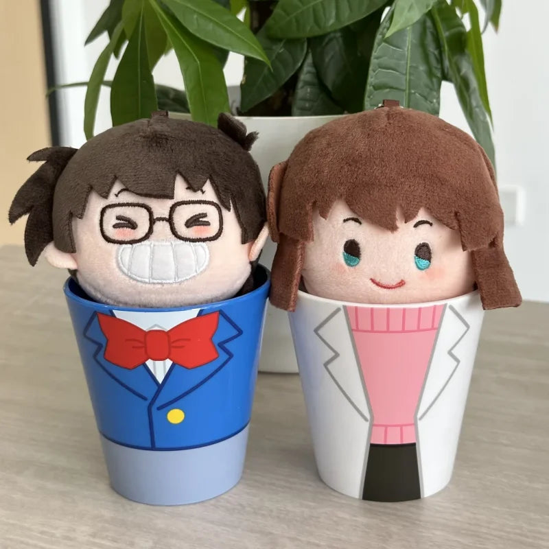 Detective Conan Blind Box Vol.1 Wayaya Style Plush Toothbrush Set Plush Pendant Anime Peripheral Figure Collectible Model Toys