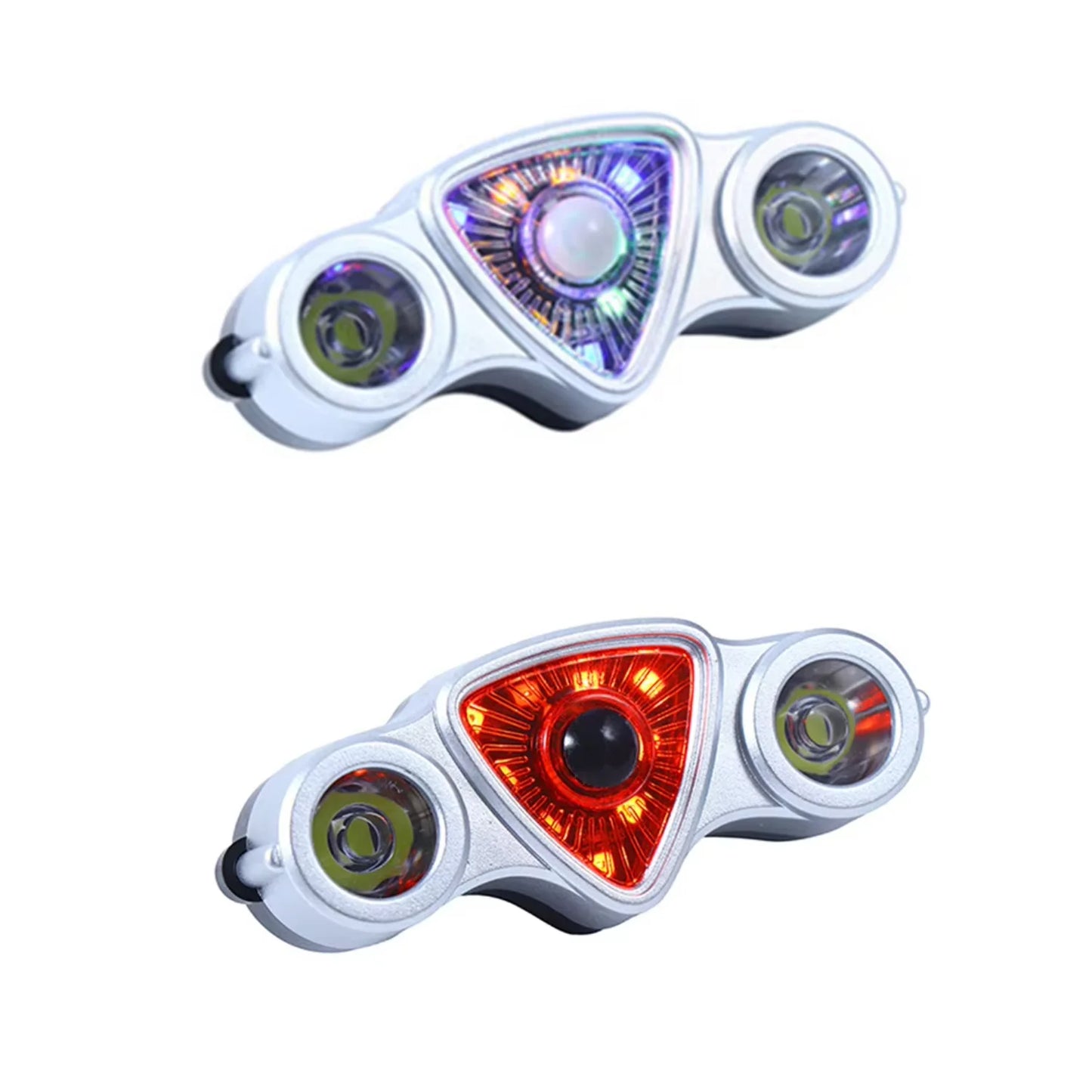 Bike Turn Signal Rear Light USB Rechargeable 6 Modes Bicycle Tail Light 9SMD 2LED Turn Signal Lamp Colorful White Red Light