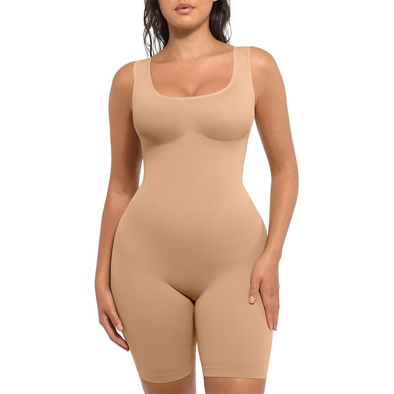 European And American Seamless Jumpsuit Hip-lift And Belly Shaping Tight Corset
